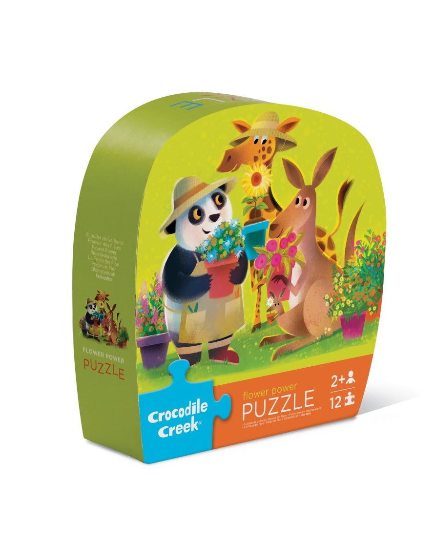 Mini puzzle 12 pièces – Flower Power - Casse - têtes - Boutique LeoLudo - Crocodile Creek