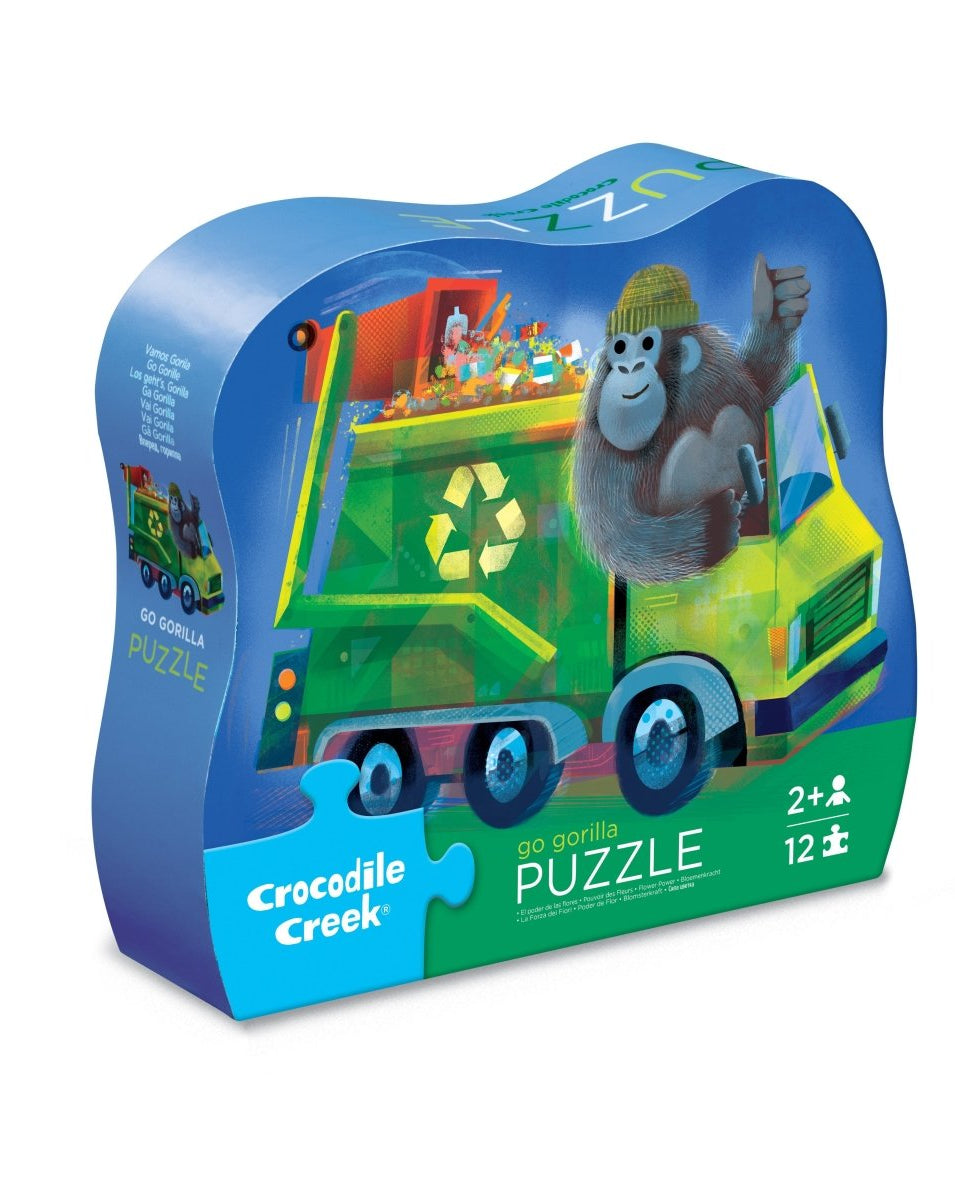 Mini puzzle 12 pièces – Go Gorilla! - Casse - têtes - Boutique LeoLudo - Crocodile Creek
