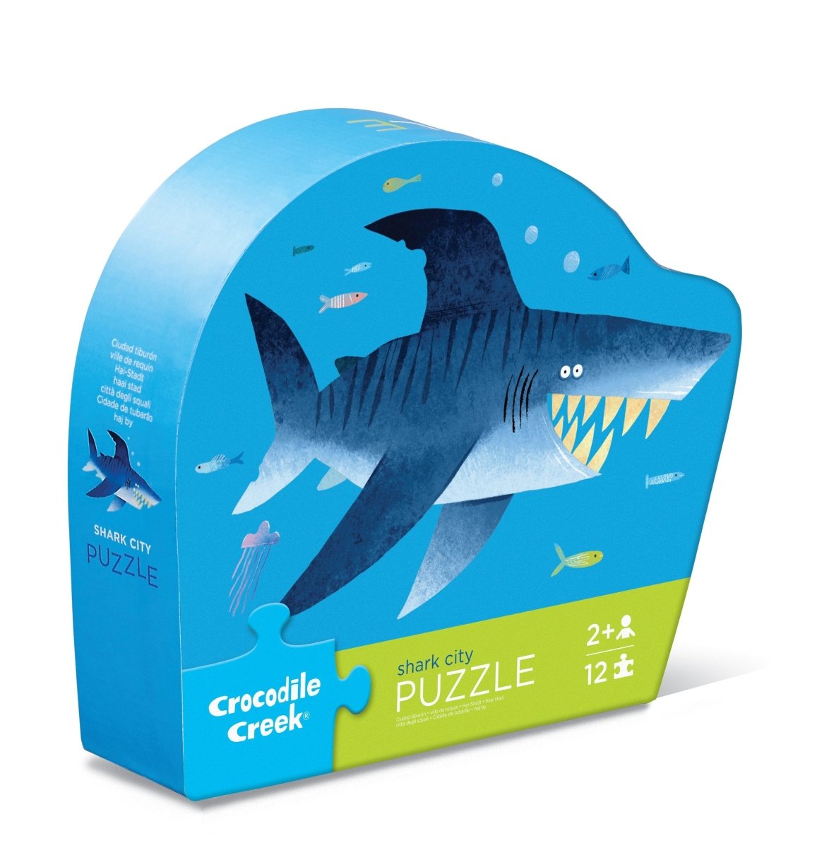 Mini puzzle 12 pièces – Requin - Casse - têtes - Boutique LeoLudo - Crocodile Creek
