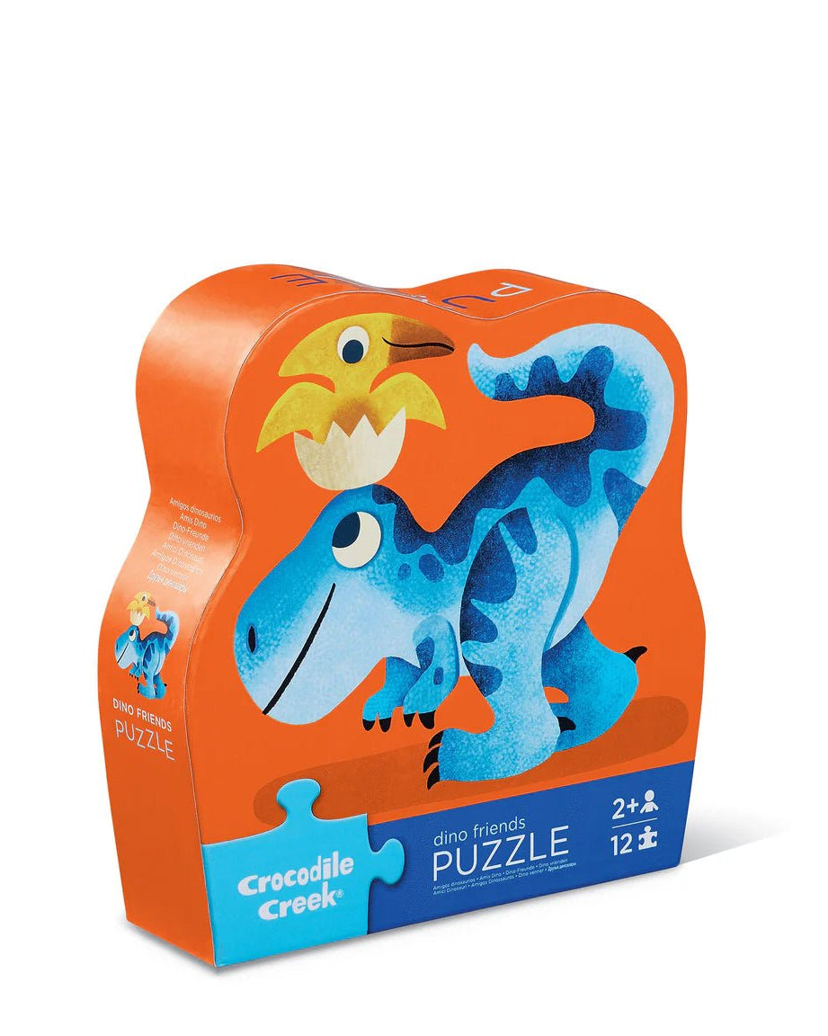 Mini Puzzle - Amis dinosaures (12 pcs) - Casse - têtes - Boutique LeoLudo - Crocodile Creek