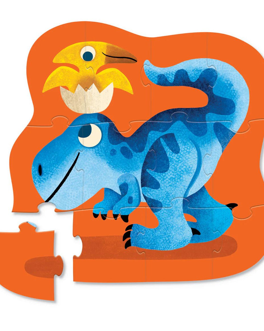 Mini Puzzle - Amis dinosaures (12 pcs) - Casse - têtes - Boutique LeoLudo - Crocodile Creek