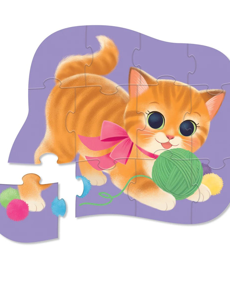 Mini puzzle - Cute Kitten (12 pièces) - Casse - têtes - Boutique LeoLudo - Crocodile Creek
