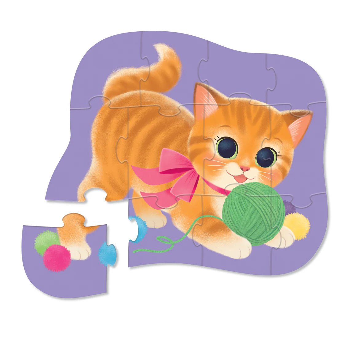 Mini puzzle - Cute Kitten (12 pièces) - Casse - têtes - Boutique LeoLudo - Crocodile Creek