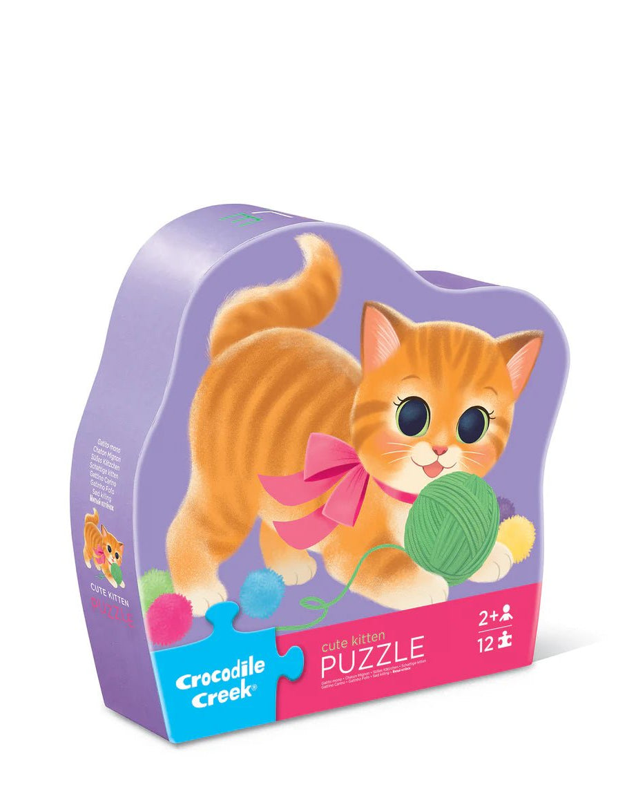 Mini puzzle - Cute Kitten (12 pièces) - Casse - têtes - Boutique LeoLudo - Crocodile Creek
