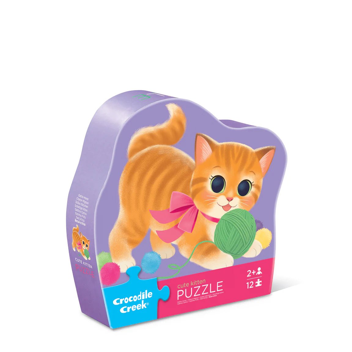 Mini puzzle - Cute Kitten (12 pièces) - Casse - têtes - Boutique LeoLudo - Crocodile Creek