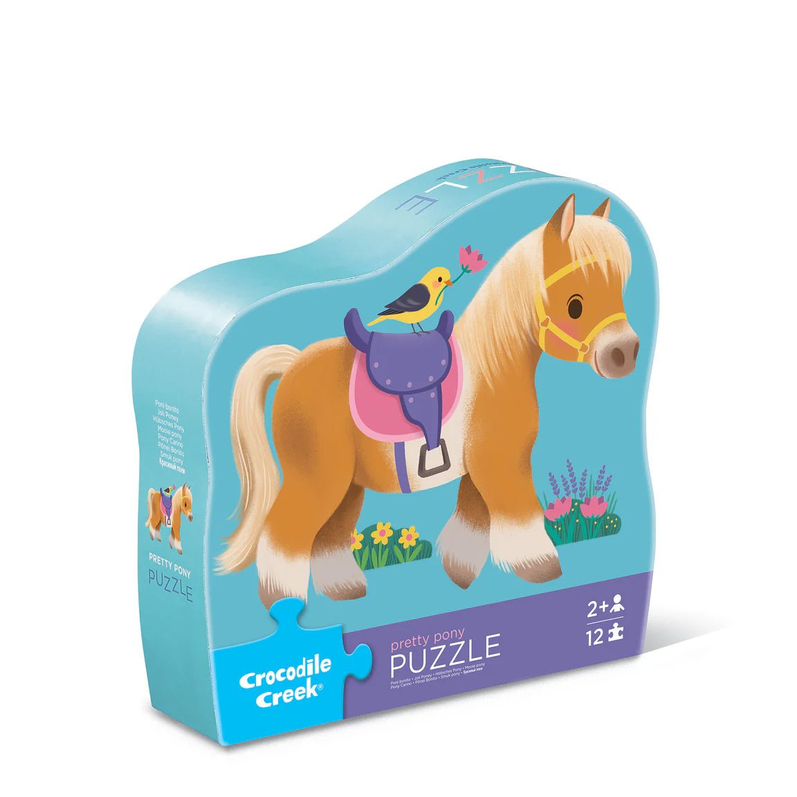Mini puzzle - Pony (12 pièces) - Casse - têtes - Boutique LeoLudo - Crocodile Creek