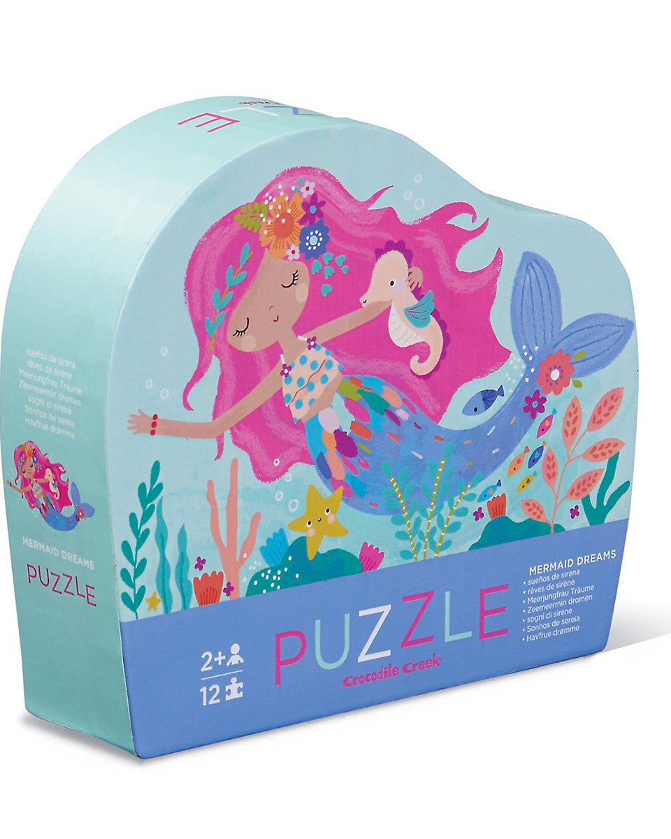 Mini Puzzle - Rêves de sirène (12 pcs) - Casse - têtes - Boutique LeoLudo - Crocodile Creek