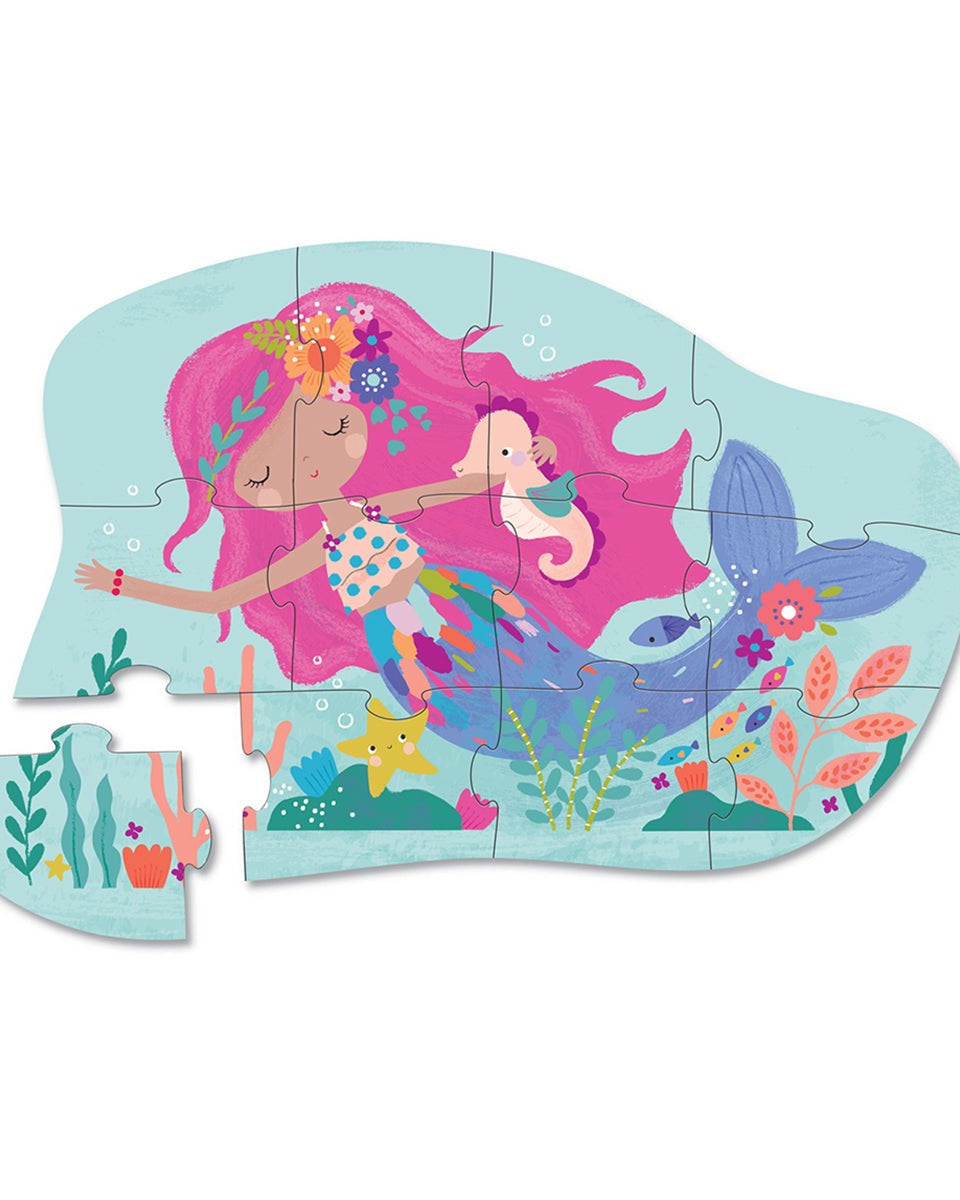 Mini Puzzle - Rêves de sirène (12 pcs) - Casse - têtes - Boutique LeoLudo - Crocodile Creek