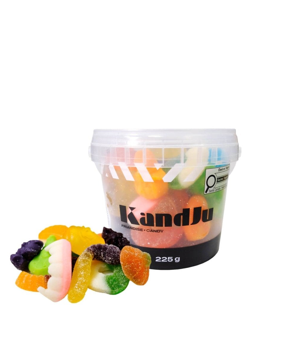 Mini seau de bonbons mélange Halloween (225g) -Nourriture- Boutique LeoLudo-KandJu