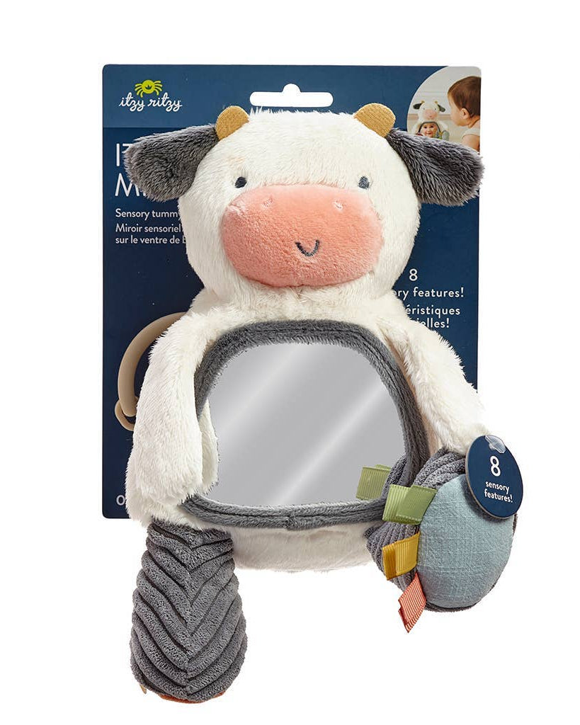 Miroir d’éveil sensoriel bébé – Itzy Bitzy Mirror™ Carmen la vache - Jouets d'éveil - Boutique LeoLudo - Itzy Ritzy Canada