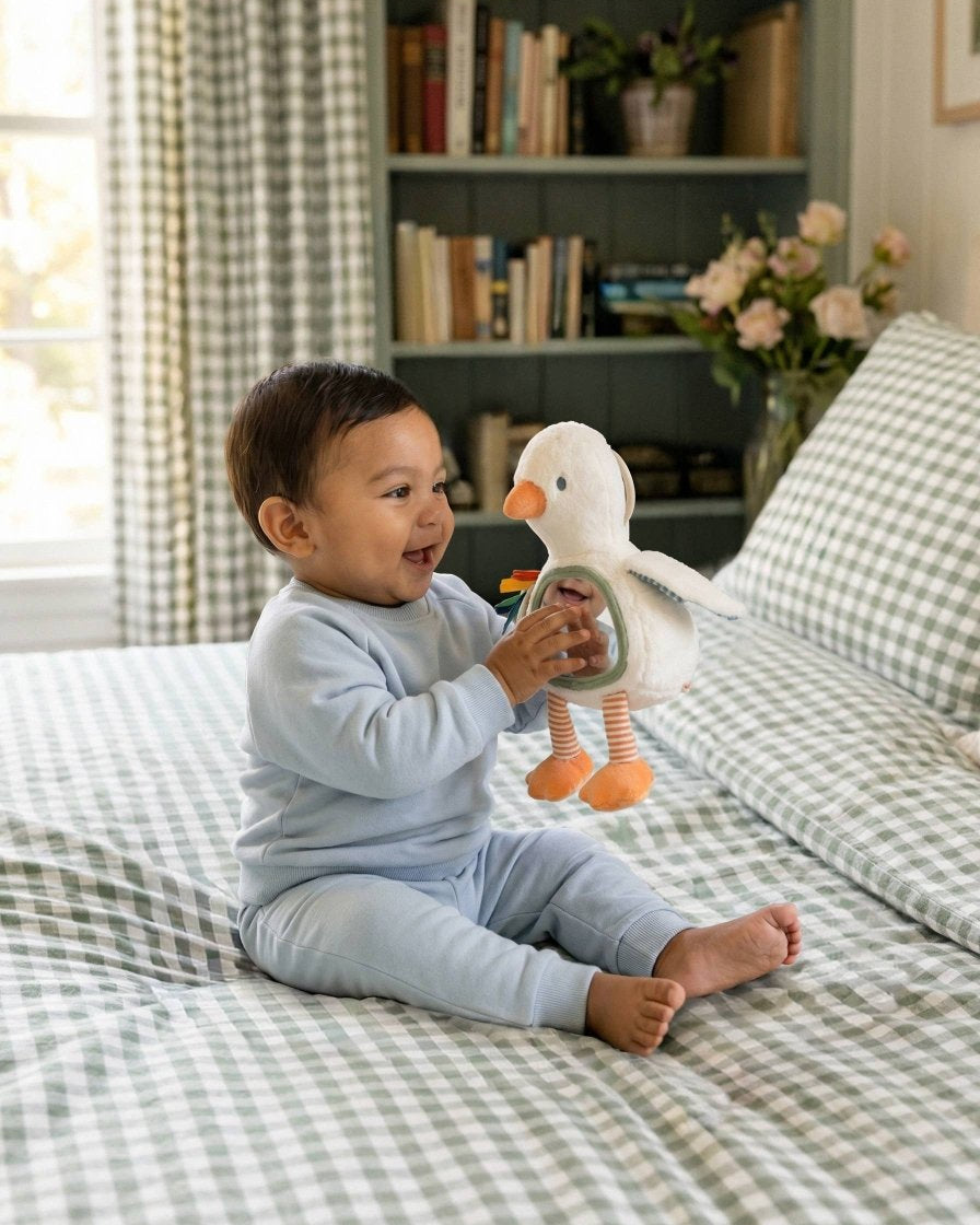 Miroir sensoriel pour le temps sur le ventre - Itzy Ritzy -Jouets d'éveil- Boutique LeoLudo-Itzy Ritzy Canada