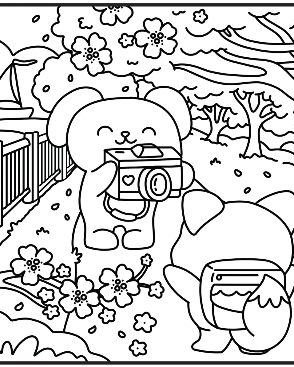 Moments coloriage: Cozy Câlins - Cahiers d'activités - Boutique LeoLudo - Petits Génies