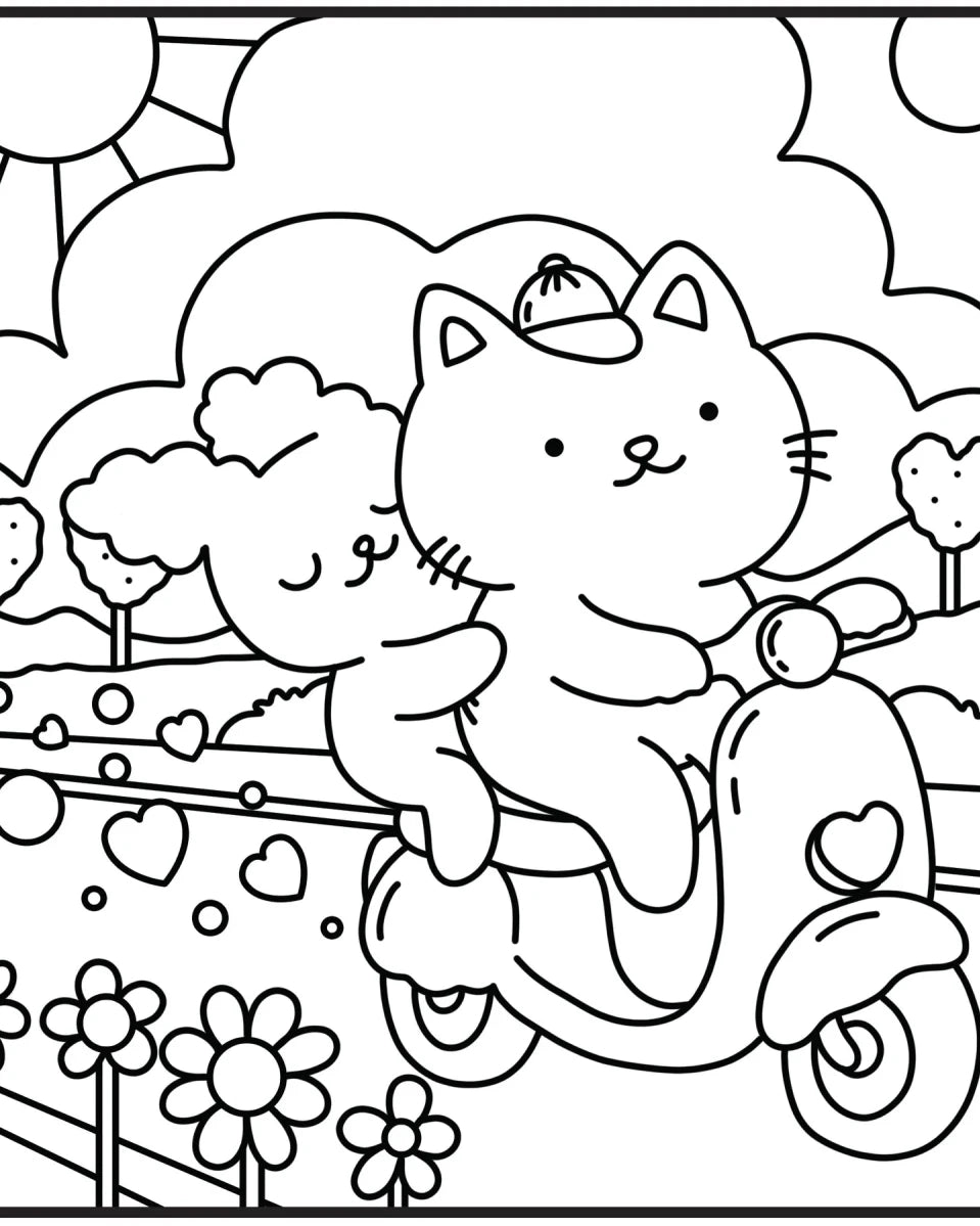 Moments coloriage: Cozy Câlins - Cahiers d'activités - Boutique LeoLudo - Petits Génies