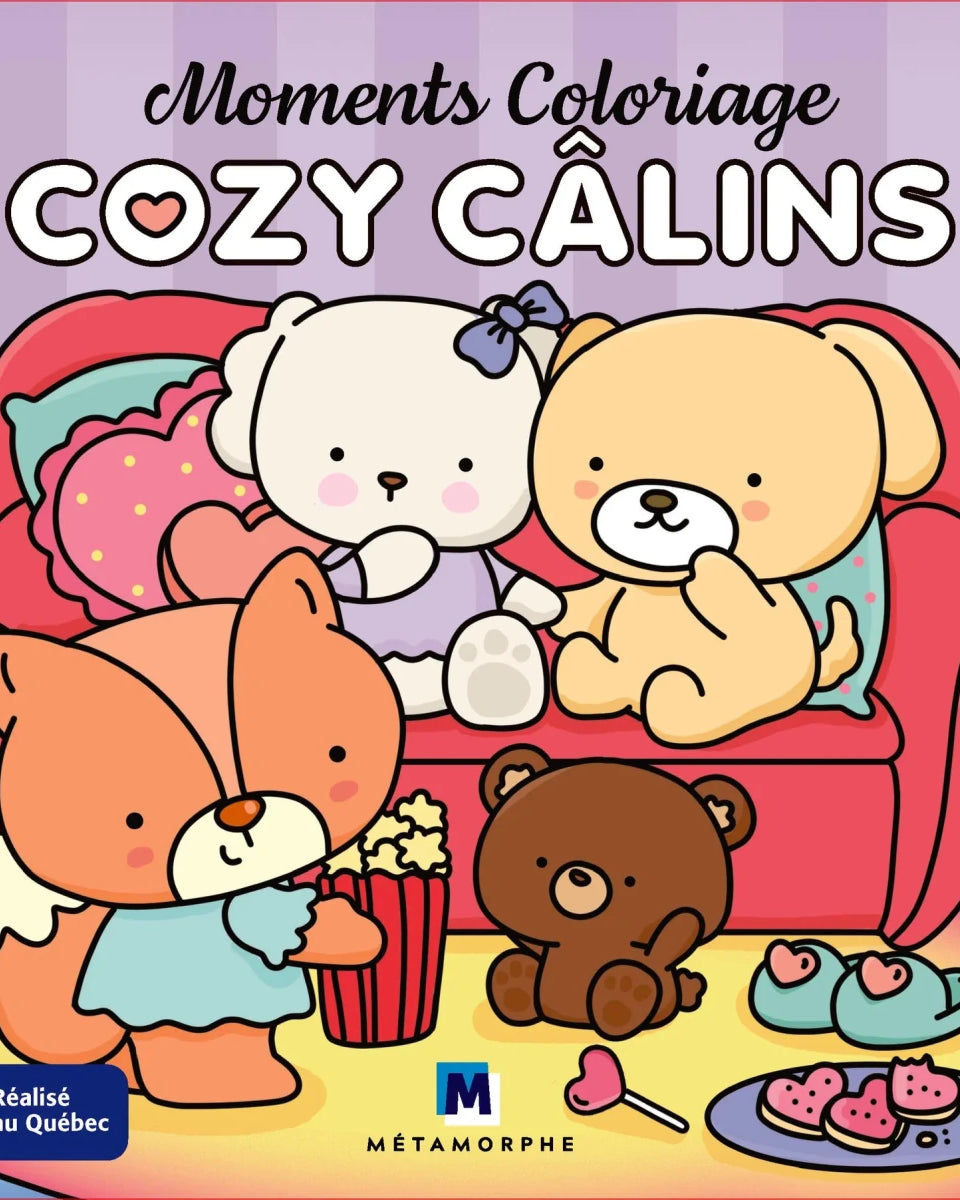 Moments coloriage: Cozy Câlins - Cahiers d'activités - Boutique LeoLudo - Petits Génies