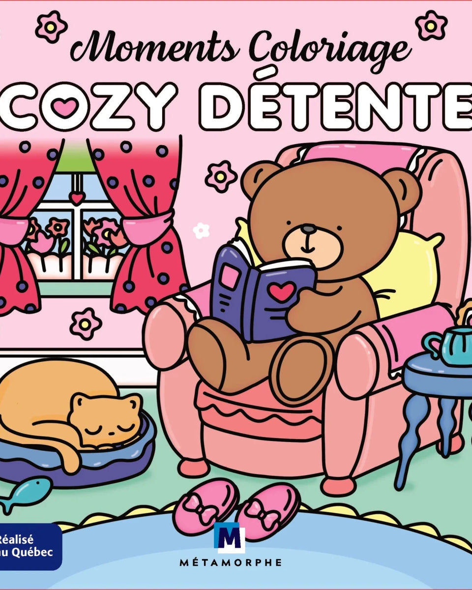 Moments coloriages - Cozy détente - Cahiers d'activités - Boutique LeoLudo - Petits Génies