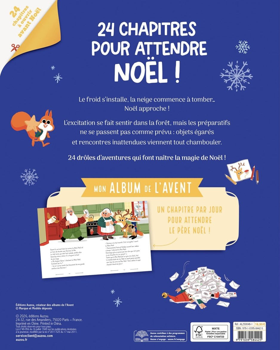 Mon album de l'Avent - Les aventures secrètes de Noël -Livres- Boutique LeoLudo-Auzou