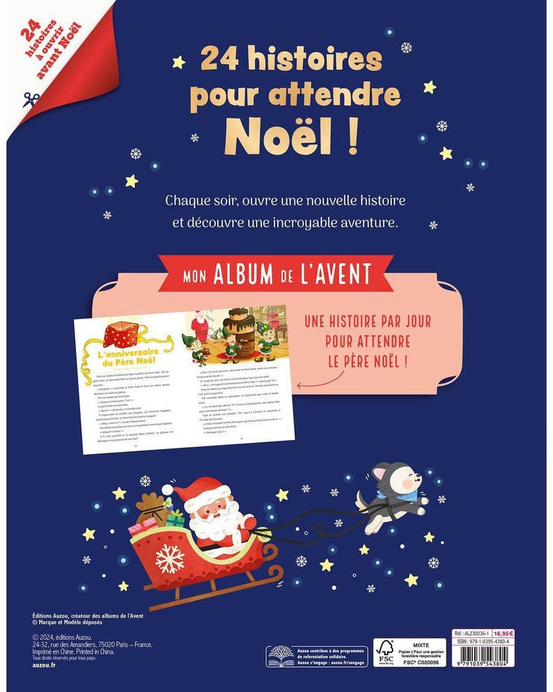 Mon album de l'Avent -Livres- Boutique LeoLudo-Auzou