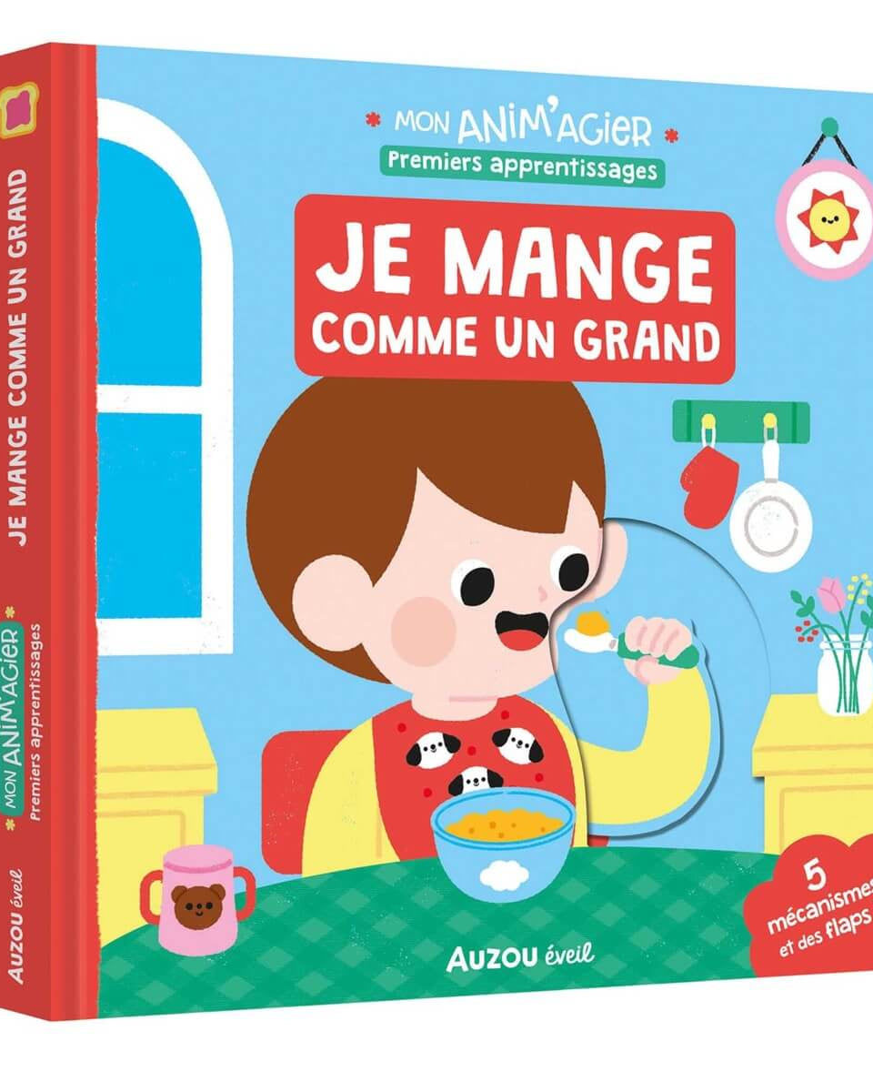 Mon Anim'agier - Je mange comme un grand - Livres - Boutique LeoLudo - Auzou