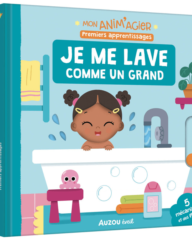 Mon Anim'agier - Je me lave comme un grand - Livres d'éveil - Boutique LeoLudo - Auzou