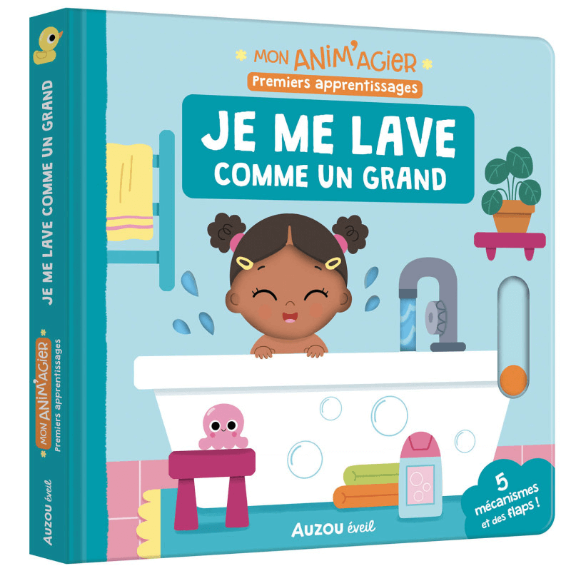 Mon Anim'agier - Je me lave comme un grand - Livres d'éveil - Boutique LeoLudo - Auzou