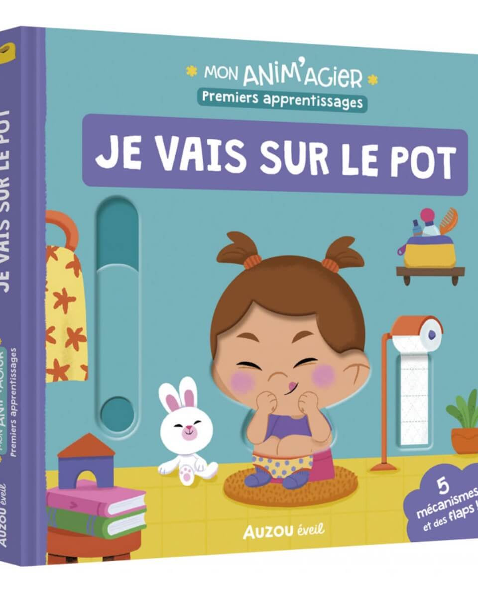 Mon Anim'agier - Je vais sur le pot - Livres d'éveil - Boutique LeoLudo - Auzou