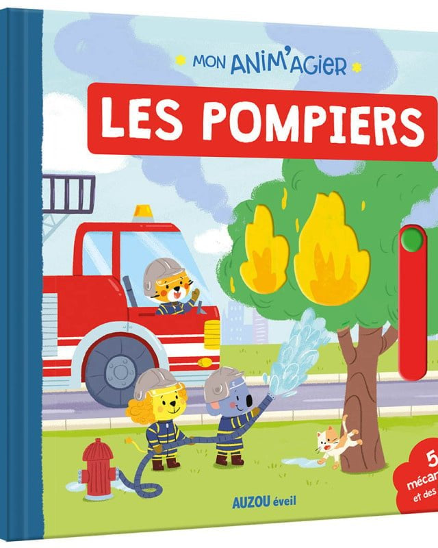 Mon Anim'agier - Les pompiers - Livres d'éveil - Boutique LeoLudo - Auzou