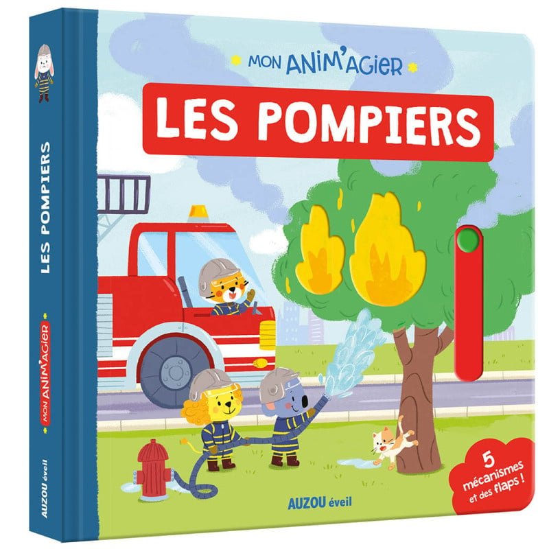 Mon Anim'agier - Les pompiers - Livres d'éveil - Boutique LeoLudo - Auzou