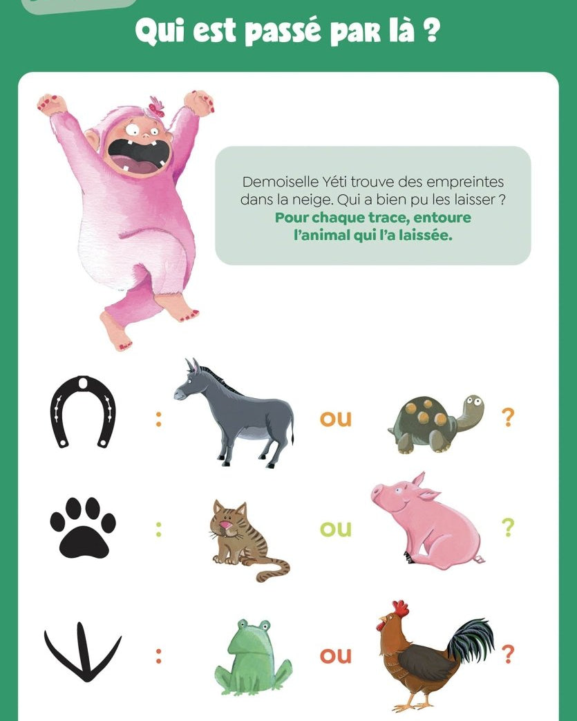 Mon bloc d'activités Loup – Maternelle -Cahiers d'activités- Boutique LeoLudo-Auzou