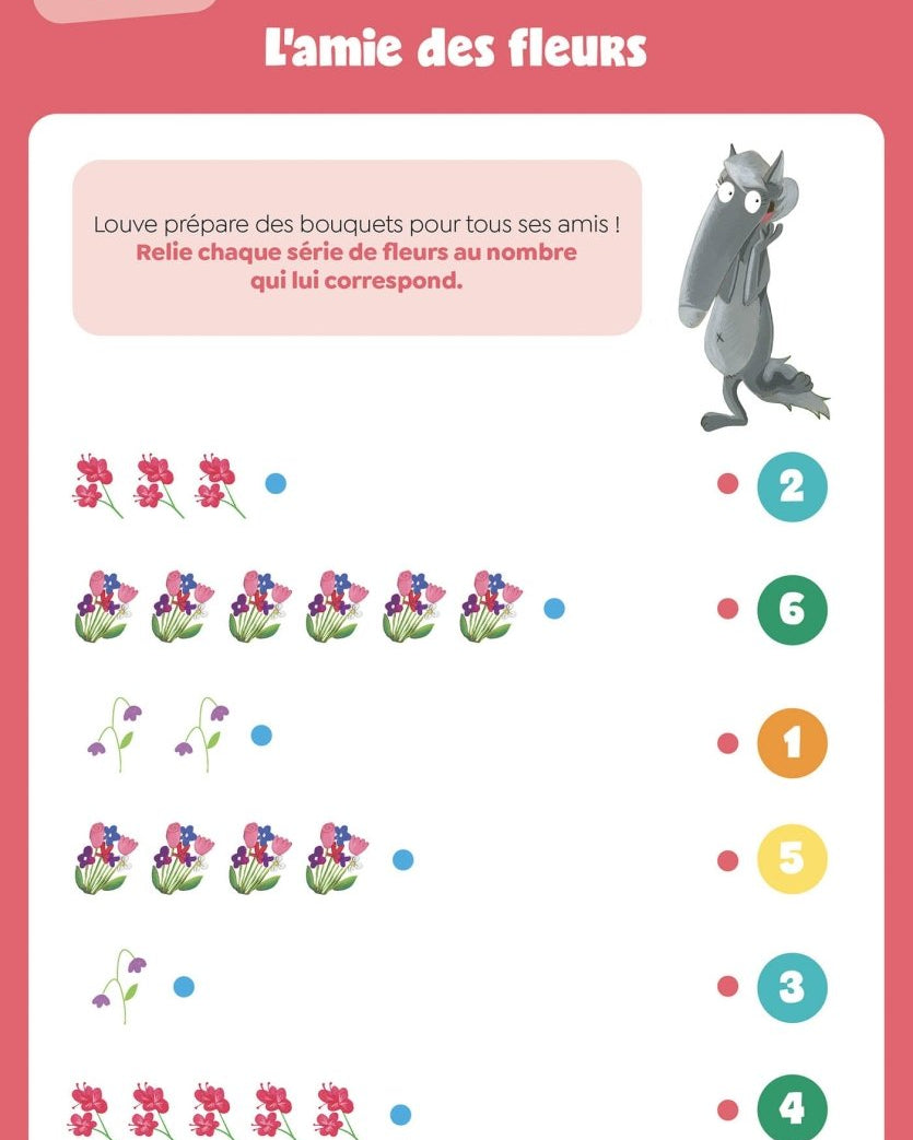 Mon bloc d'activités Loup – Maternelle -Cahiers d'activités- Boutique LeoLudo-Auzou