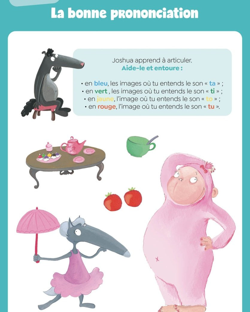 Mon bloc d'activités Loup – Maternelle -Cahiers d'activités- Boutique LeoLudo-Auzou