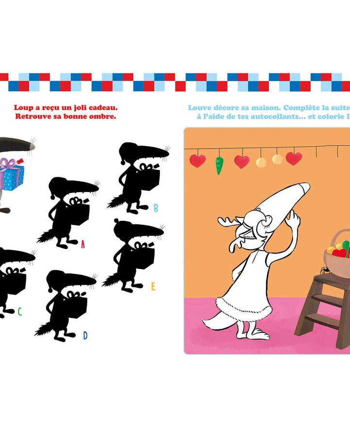 Mon cahier d'activités Loup: vive Noël ! -Livres- Boutique LeoLudo-Auzou
