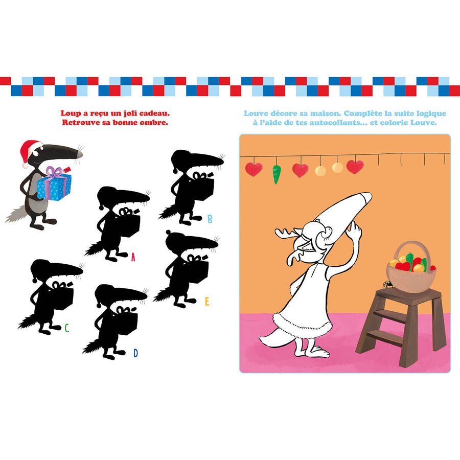 Mon cahier d'activités Loup: vive Noël ! -Livres- Boutique LeoLudo-Auzou