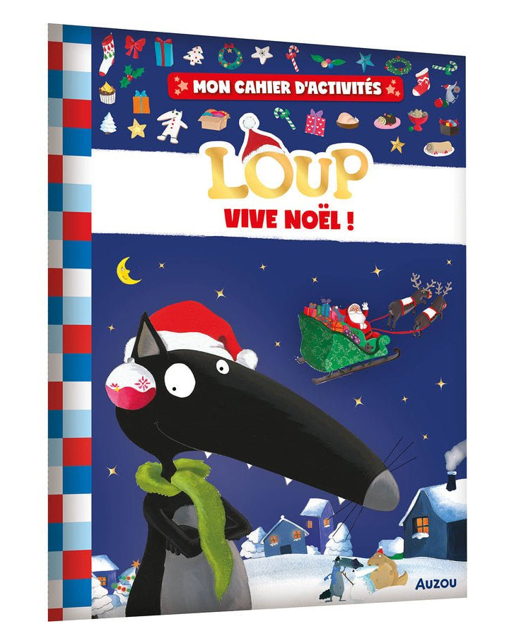 Mon cahier d'activités Loup: vive Noël ! -Livres- Boutique LeoLudo-Auzou