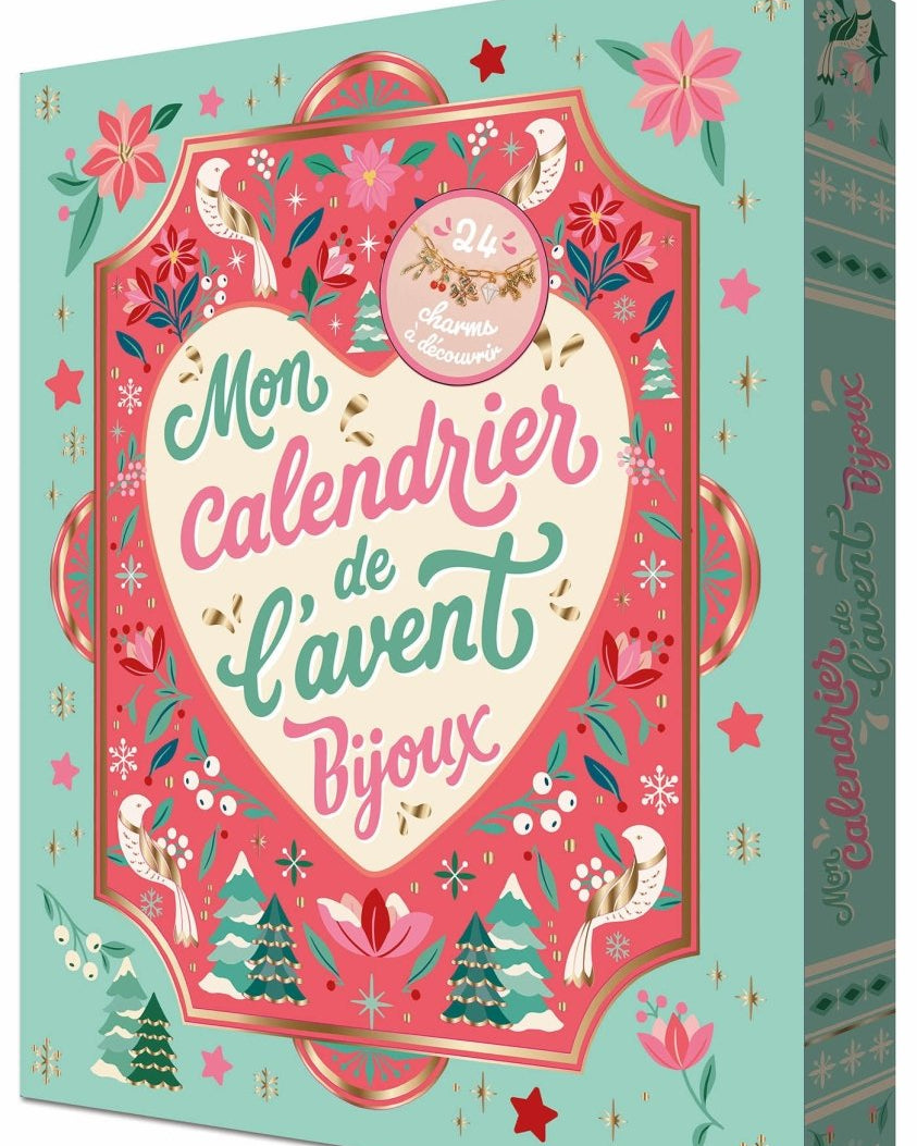 Mon calendrier de l'Avent bijoux - 24 charms à découvrir -Art & bricolage- Boutique LeoLudo-Auzou