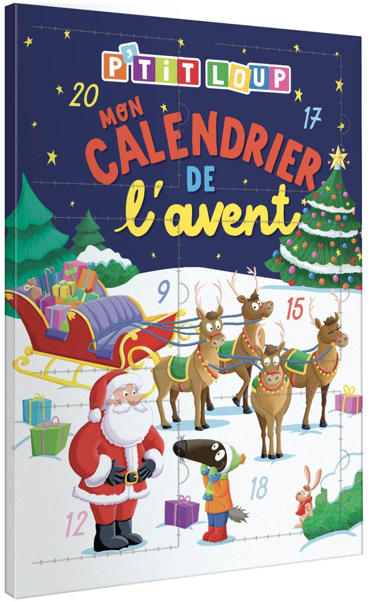Mon calendrier de l'Avent P'tit Loup (édition 2026) -Livres- Boutique LeoLudo-Auzou