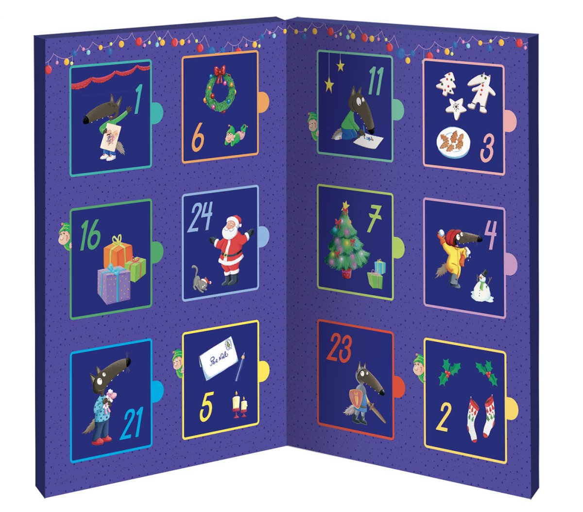 Mon calendrier de l'Avent P'tit Loup (édition 2026) -Livres- Boutique LeoLudo-Auzou
