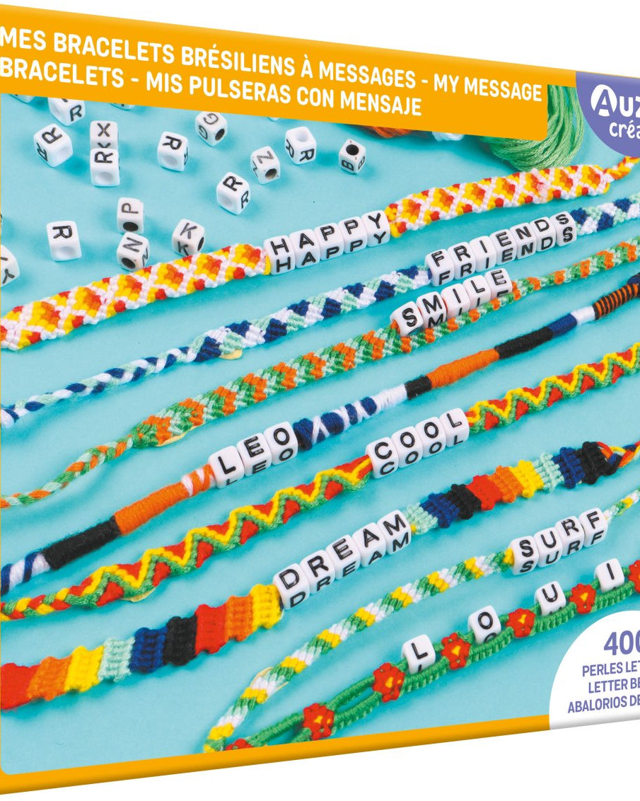 Mon coffret d'artiste - Mes bracelets brésiliens à messages - Art & bricolage - Boutique LeoLudo - Auzou