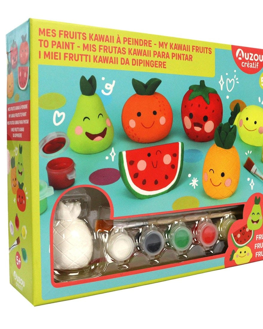 Mon coffret d'artiste - Mes fruits kawaii à peindre - Art & bricolage - Boutique LeoLudo - Auzou