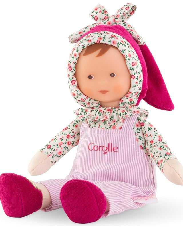 Mon doudou Corolle - Miss Chic Rose grenadine (25 cm) -Poupées- Boutique LeoLudo-Corolle