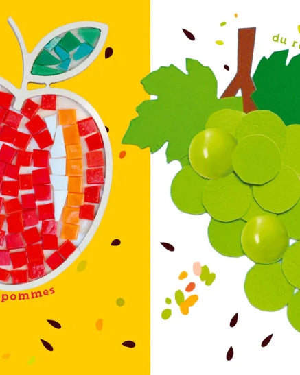 Mon petit livre à toucher : Fruits et légumes - Livres d'éveil - Boutique LeoLudo - Petits Génies