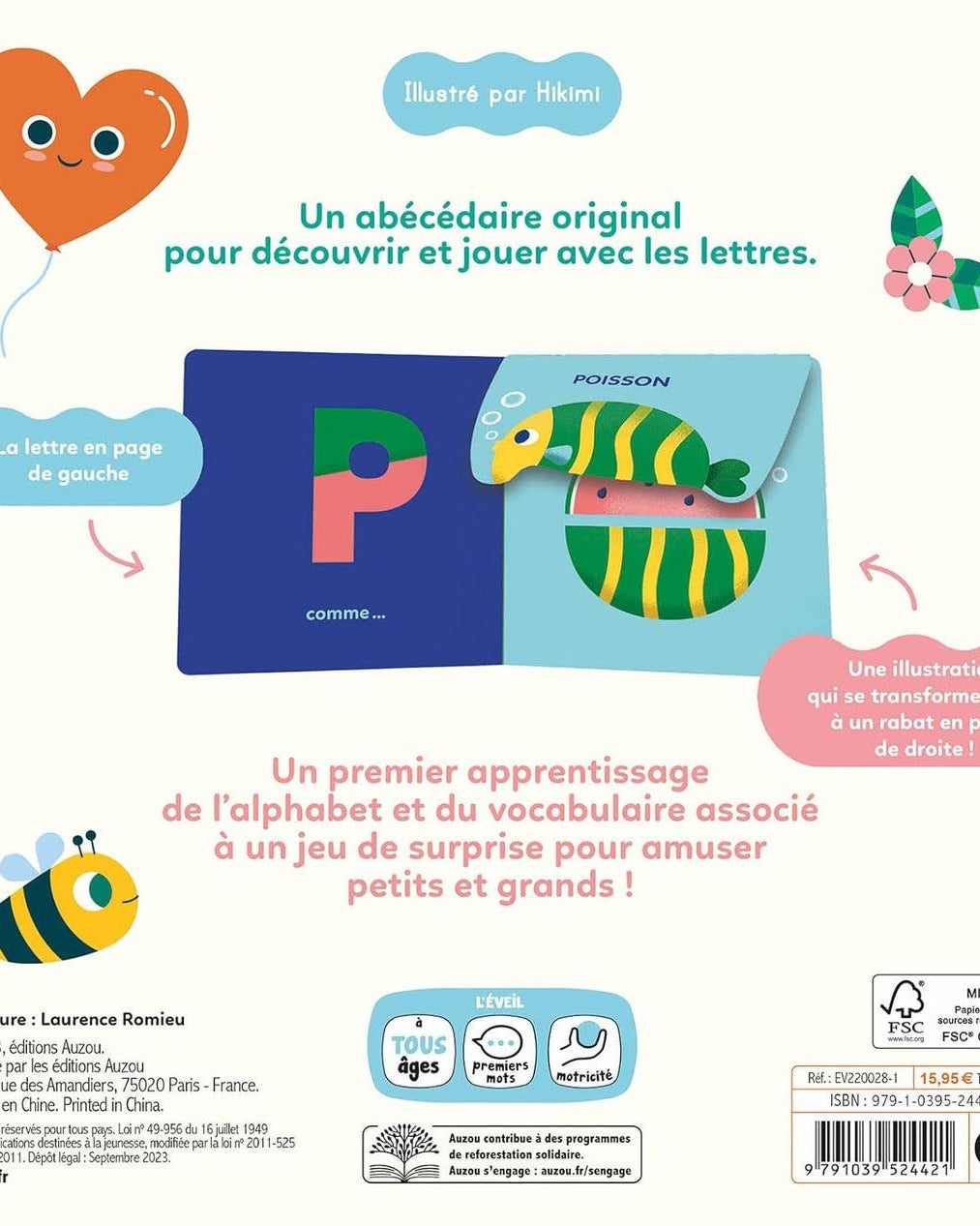 Mon premier abécédaire - ABC surprise! - Livres - Boutique LeoLudo - Auzou