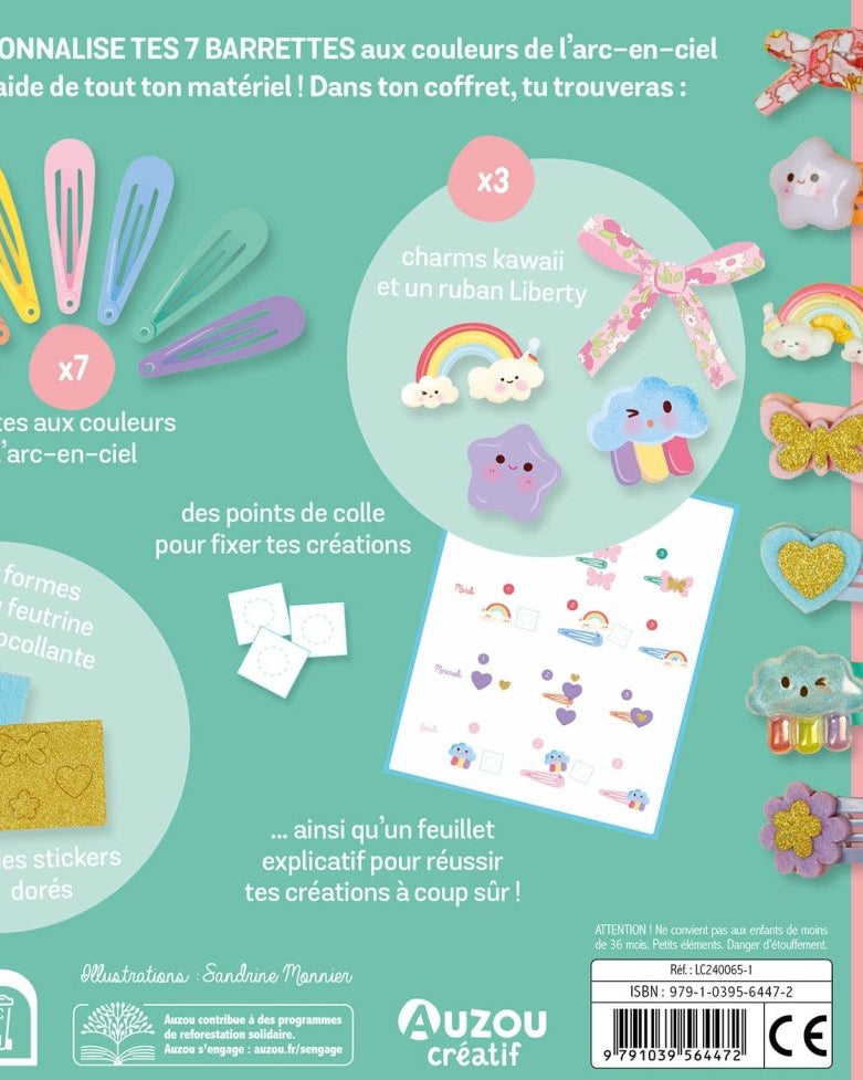 Mon semainier de barrettes arc - en - ciel - Art & bricolage - Boutique LeoLudo - Auzou