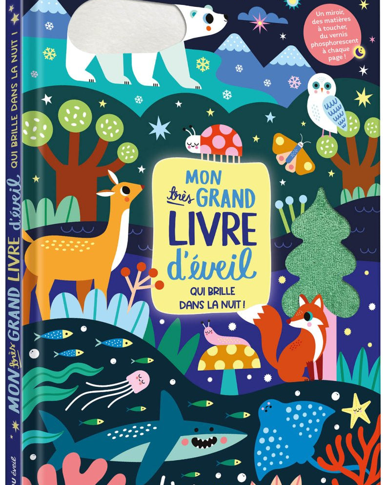 Mon très grand livre d'éveil qui brille dans le noir -Livres d'éveil- Boutique LeoLudo-Auzou