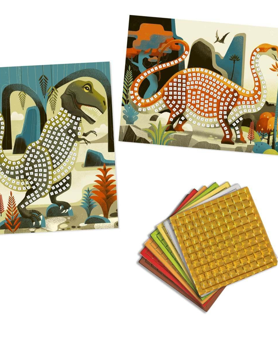 Mosaïques - Dinosaures - Art & bricolage - Boutique LeoLudo - Djeco
