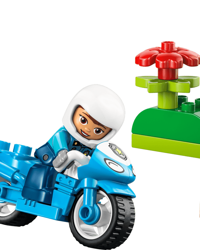 Moto de police bleue – LEGO DUPLO (11 pcs) - Ensembles de jeu - Boutique LeoLudo - LEGO