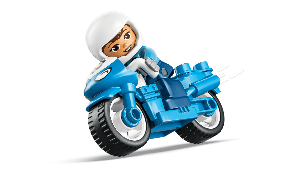 Moto de police bleue – LEGO DUPLO (11 pcs) - Ensembles de jeu - Boutique LeoLudo - LEGO