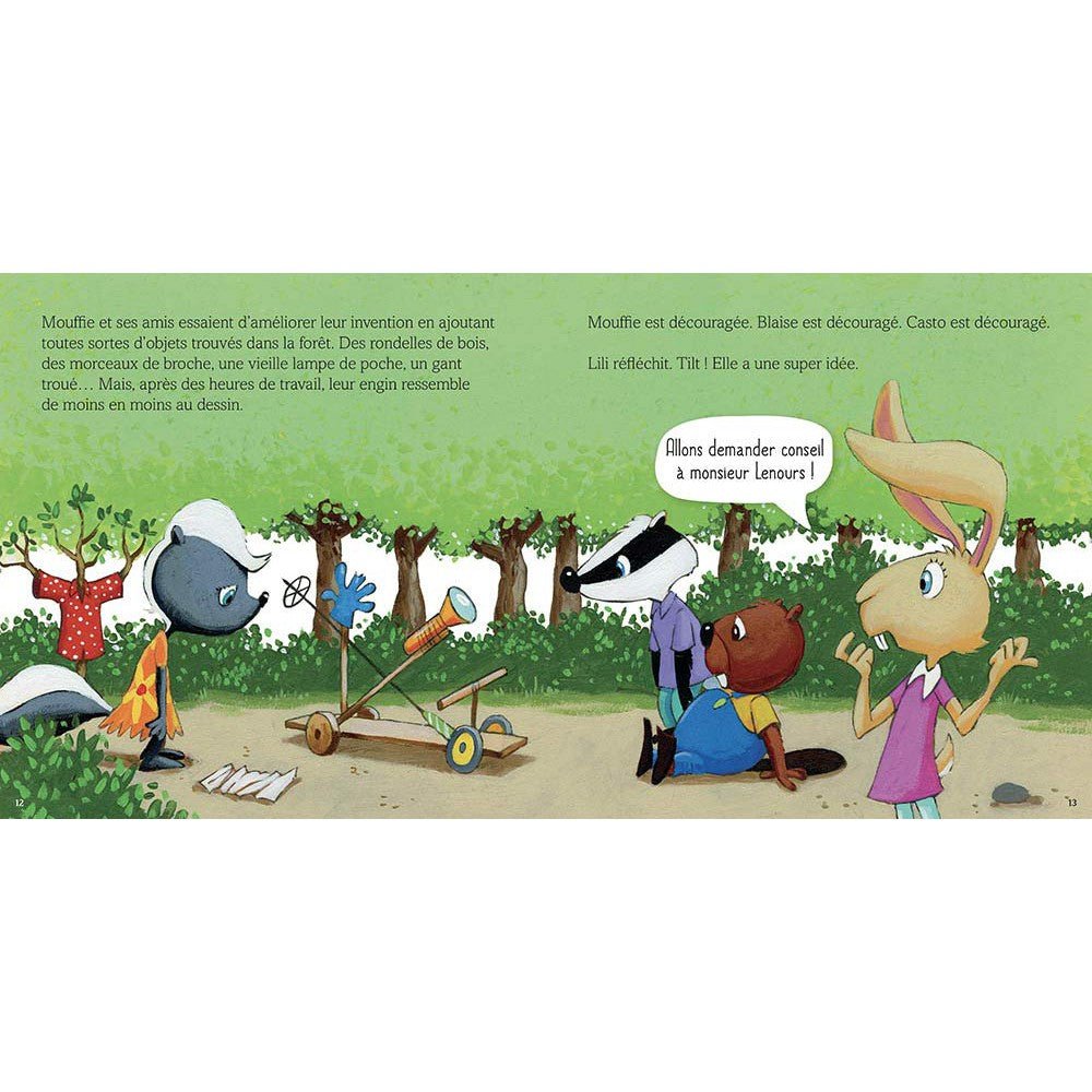 Mouffie la moufette en trottinette - Livres - Boutique LeoLudo - Auzou