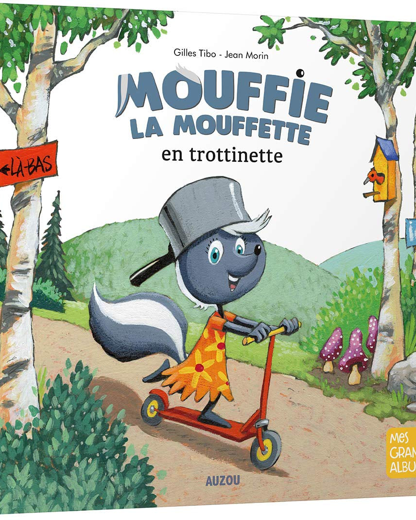 Mouffie la moufette en trottinette - Livres - Boutique LeoLudo - Auzou