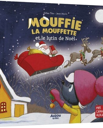 Mouffie la mouffette et le lutin de Noël -Livres- Boutique LeoLudo-Auzou