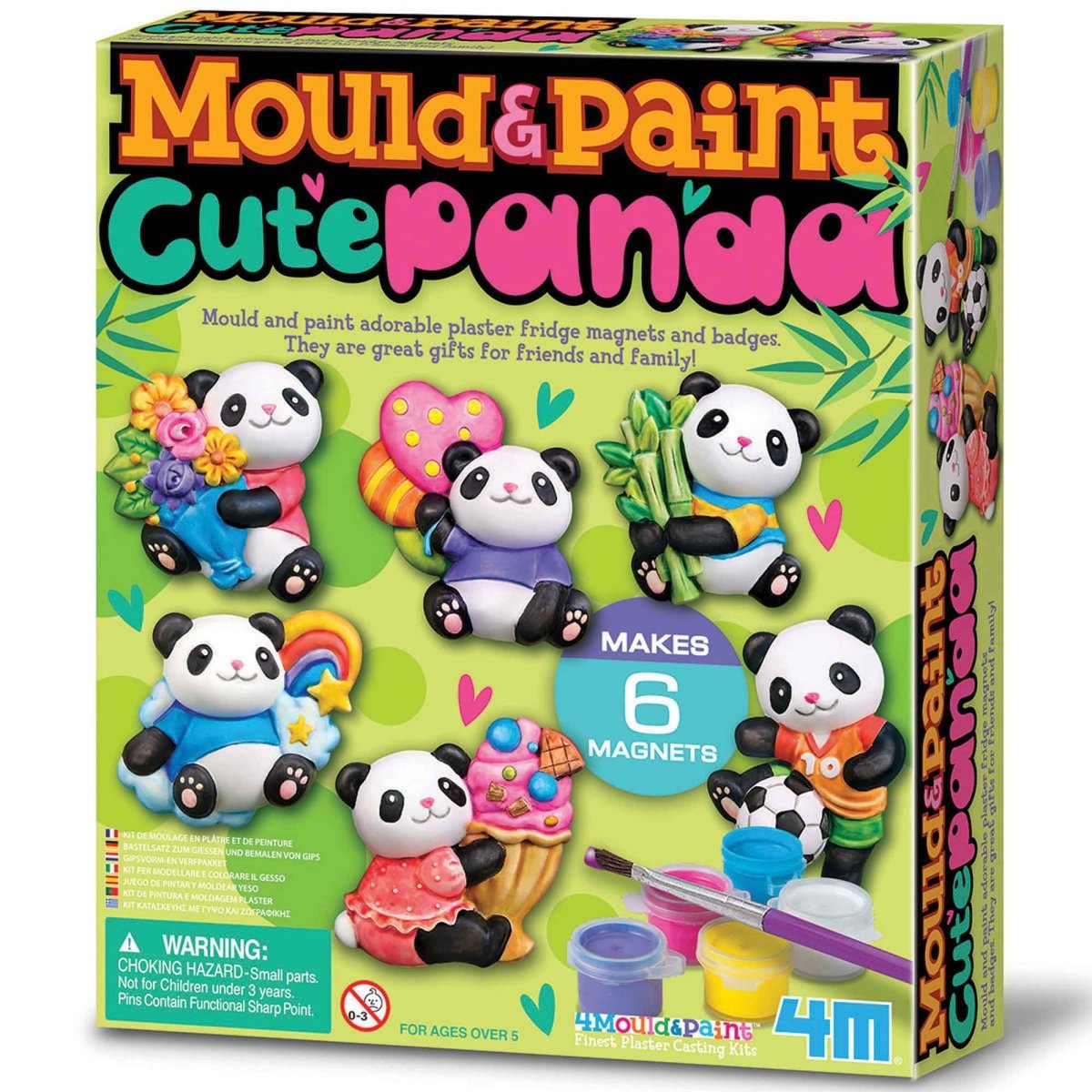 Moule et peinture - Panda - Art & bricolage - Boutique LeoLudo - 4M